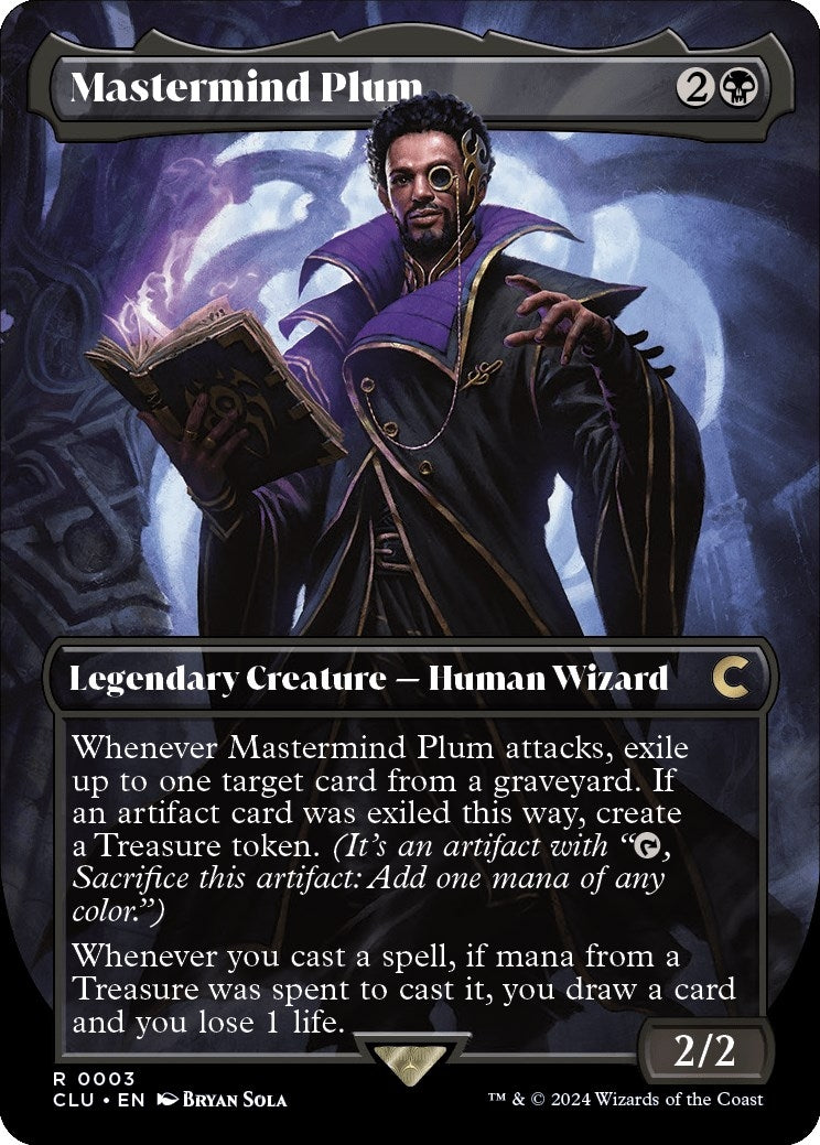 Image for Mastermind Plum (Borderless) (3) (CLU) - Magic: The Gathering