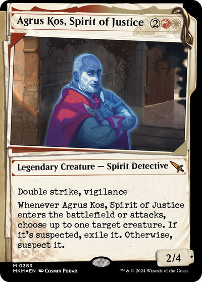 Agrus Kos, Spirit of Justice (Showcase) (Invisible Ink) (383) (MKM)