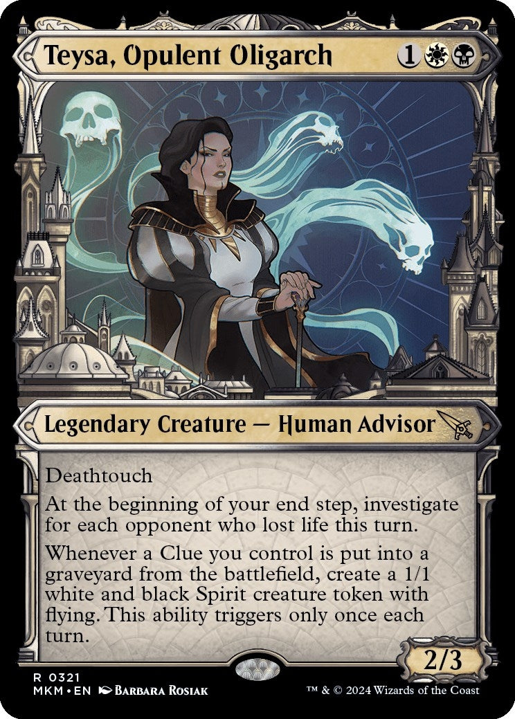 Image for Teysa, Opulent Oligarch (Showcase) (0321) (321) (MKM) - Magic: The Gathering