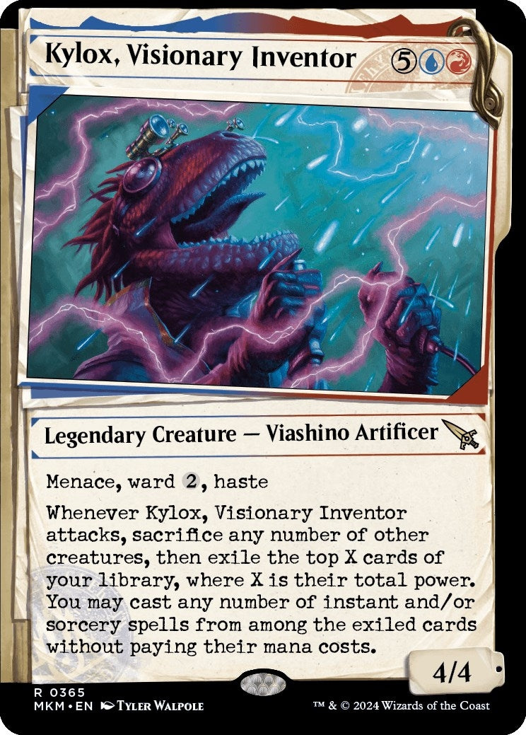Image for Kylox, Visionary Inventor (Showcase) (365) (MKM) - Magic: The Gathering