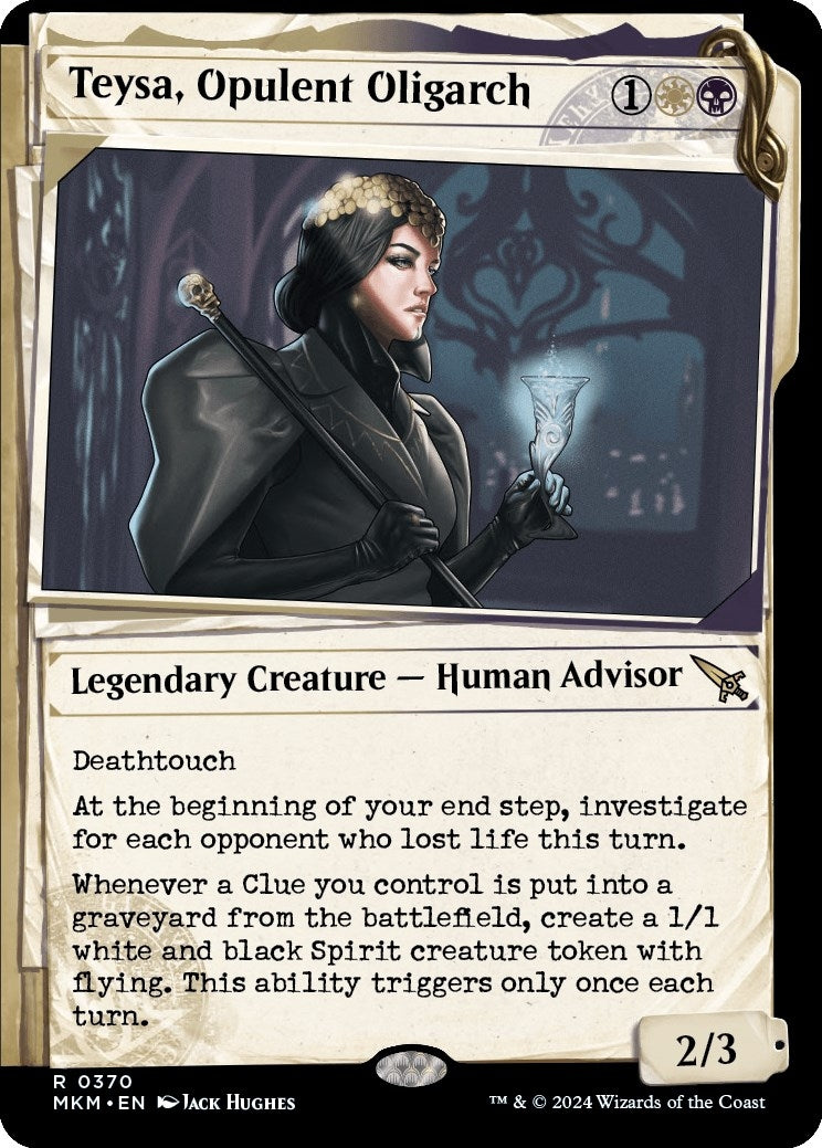 Image for Teysa, Opulent Oligarch (Showcase) (0370) (370) (MKM) - Magic: The Gathering