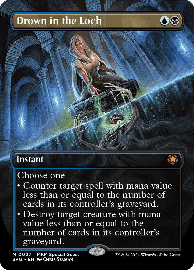 Image for Drown in the Loch (Borderless) (27) (SPG) - Magic: The Gathering