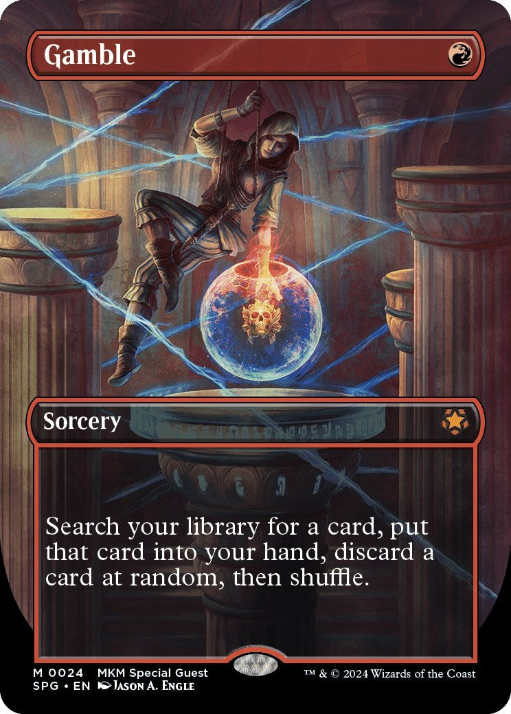 Image for Gamble (Borderless) (24) (SPG) - Magic: The Gathering