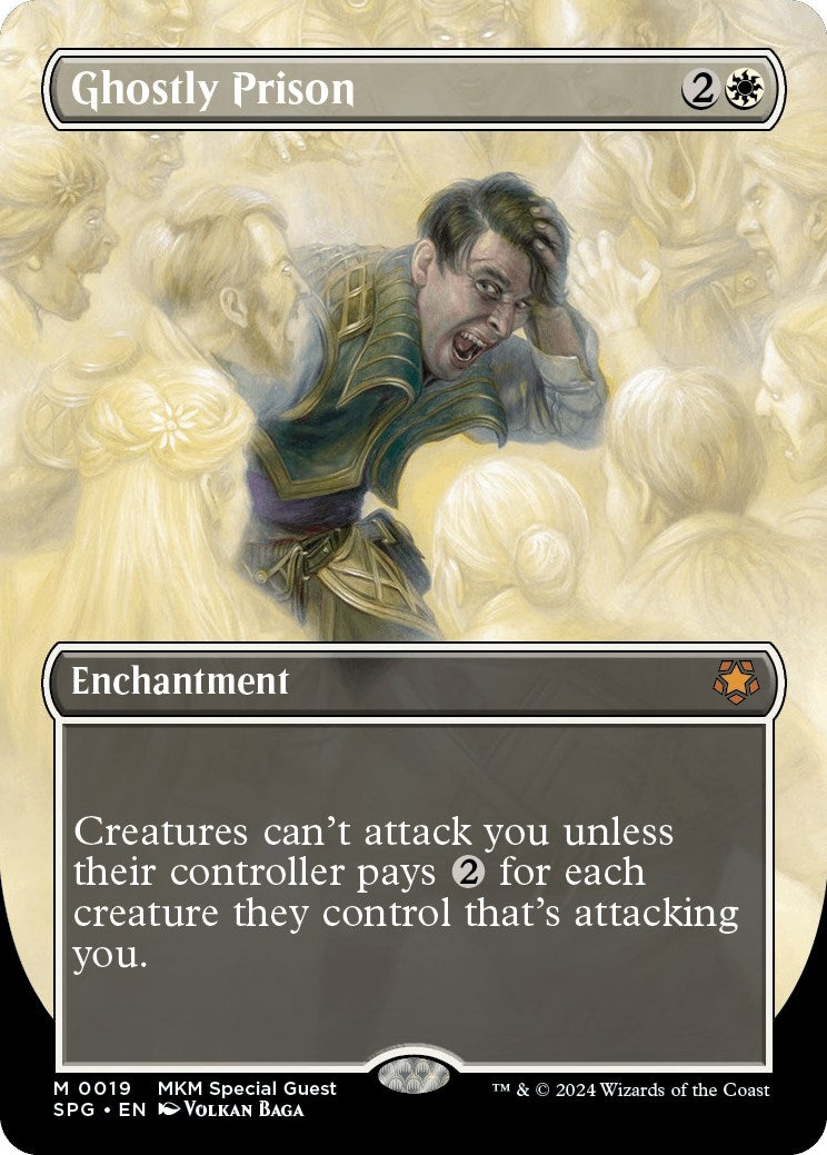 Image for Ghostly Prison (Borderless) (19) (SPG) - Magic: The Gathering