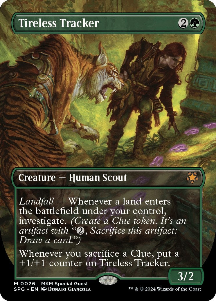 Image for Tireless Tracker (Borderless) (26) (SPG) - Magic: The Gathering