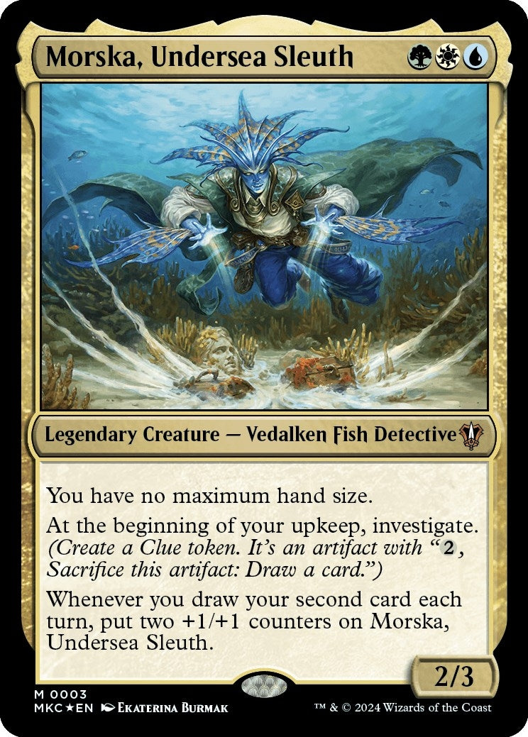 Image for Morska, Undersea Sleuth (3) (MKC) - Magic: The Gathering