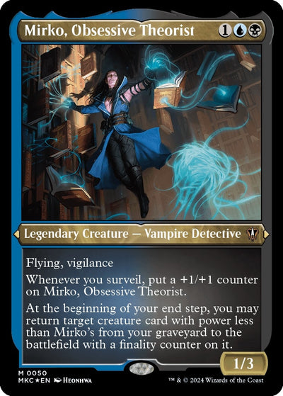 Mirko, Obsessive Theorist (Display Commander) - Thick Stock (50) (MKC)