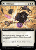 Image for No Witnesses (Extended Art) (390) (MKM) - Magic: The Gathering