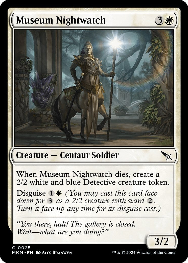 Image for Museum Nightwatch (25) (MKM) - Magic: The Gathering
