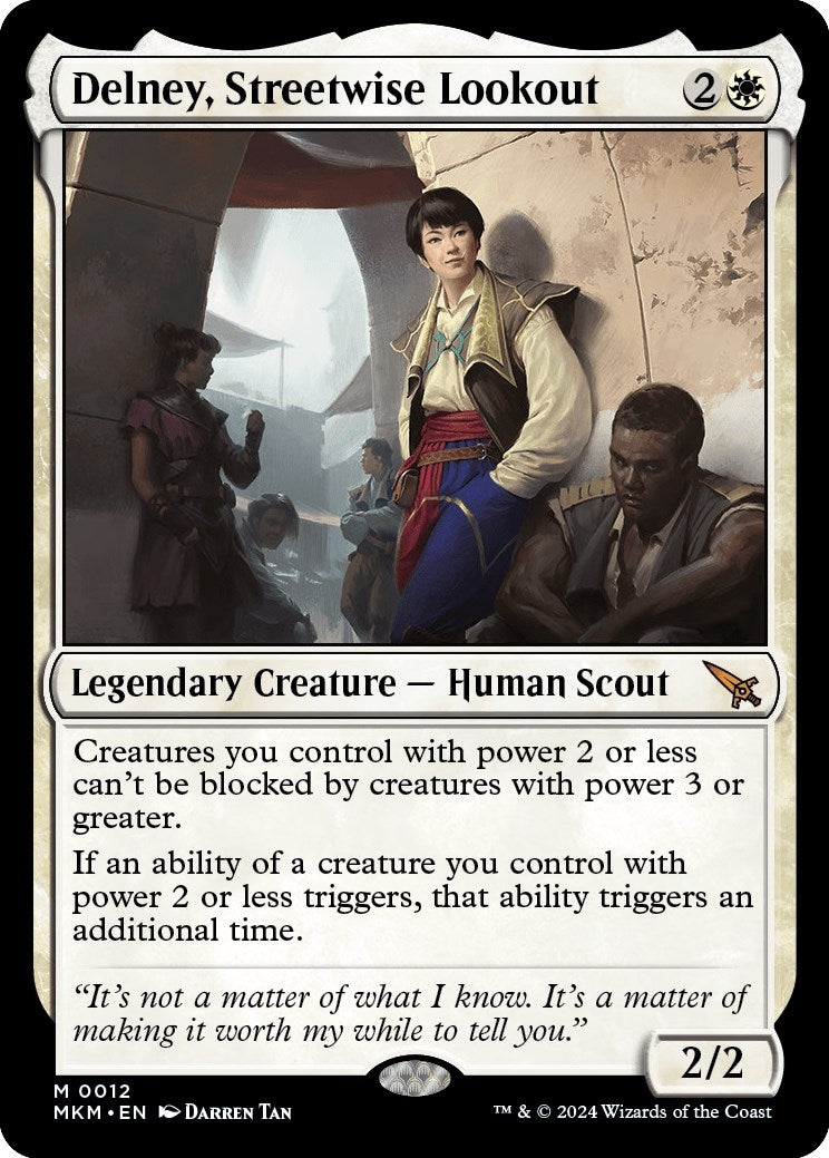 Image for Delney, Streetwise Lookout (12) (MKM) - Magic: The Gathering