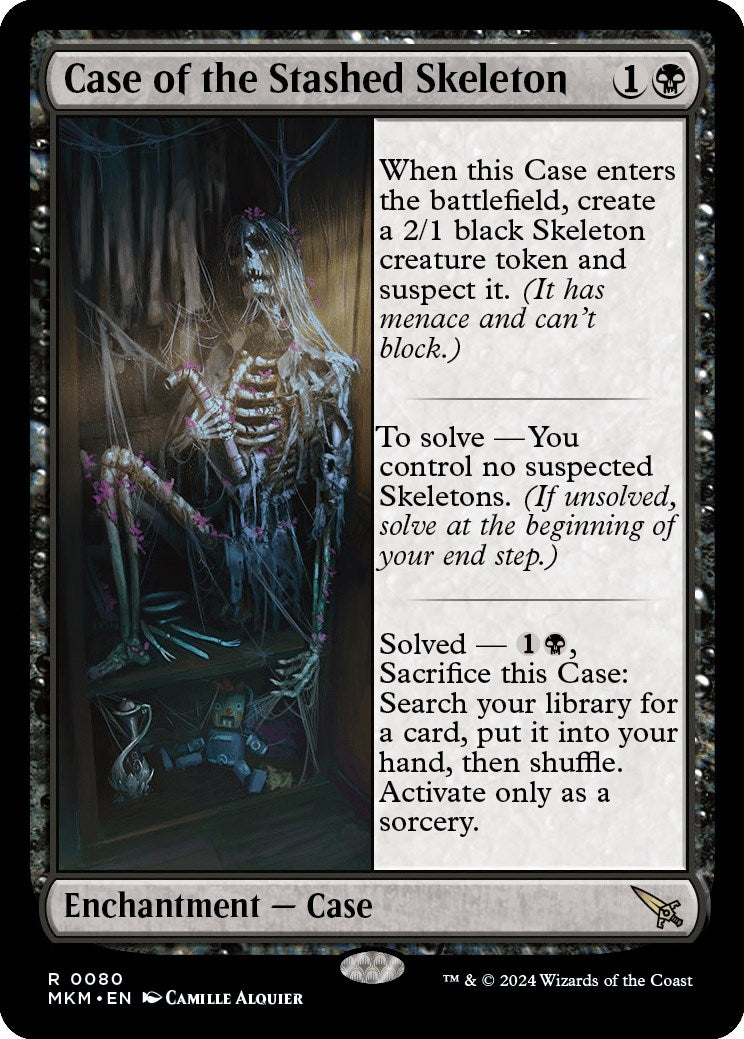 Image for Case of the Stashed Skeleton (80) (MKM) - Magic: The Gathering