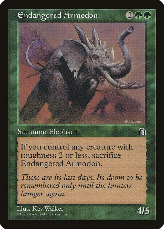 Image for Endangered Armodon (STH) - Magic: The Gathering