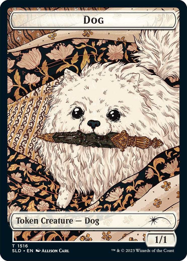 Image for Dog // Cat Double-Sided Token (1516 // 1517) (SLD) - Magic: The Gathering