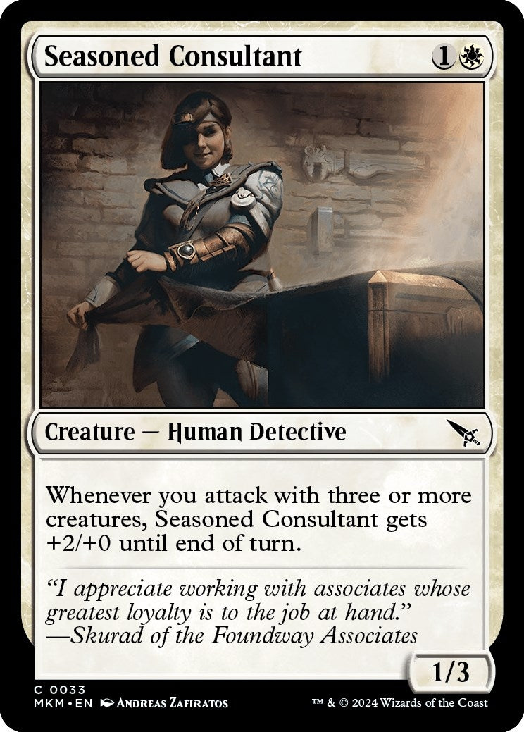 Image for Seasoned Consultant (33) (MKM) - Magic: The Gathering
