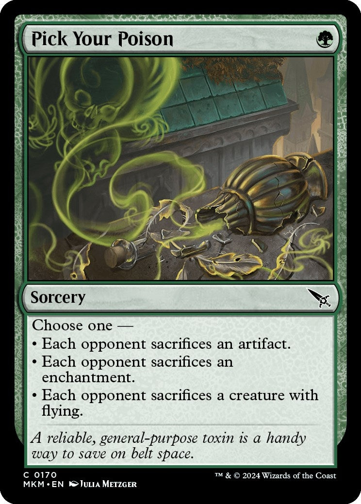 Image for Pick Your Poison (170) (MKM) - Magic: The Gathering