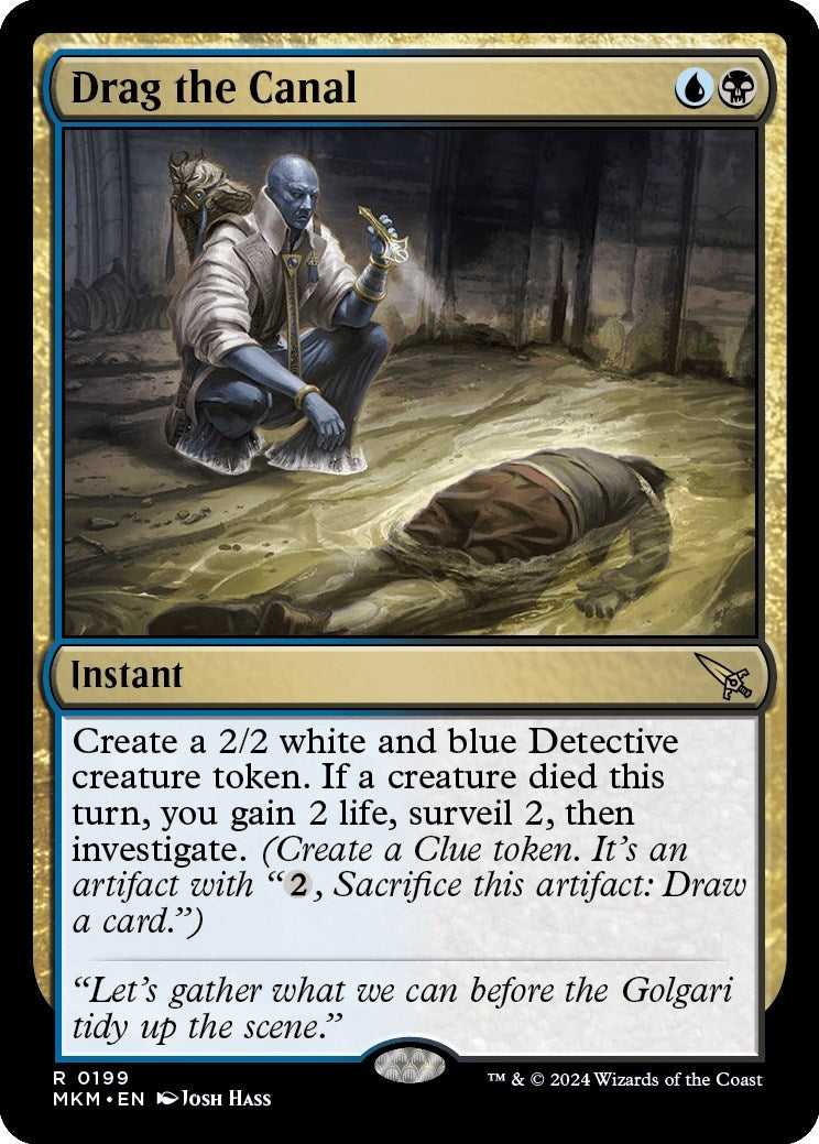 Image for Drag the Canal (199) (MKM) - Magic: The Gathering