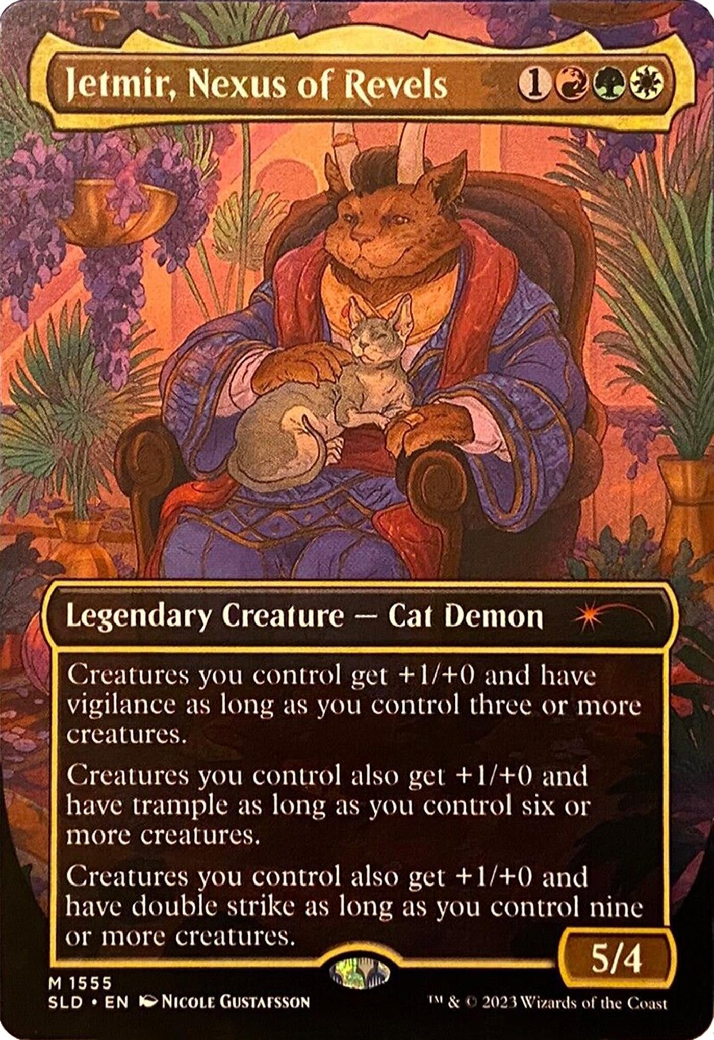 Image for Jetmir, Nexus of Revels (Display Commander) - Thick Stock (1555) (SLD) - Magic: The Gathering