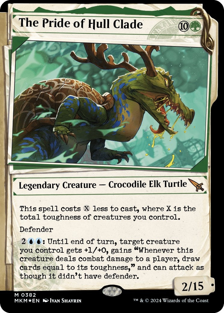 Image for The Pride of Hull Clade (Showcase) (Invisible Ink) (382) (MKM) - Magic: The Gathering
