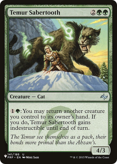 Temur Sabertooth (141/185) (LIST)