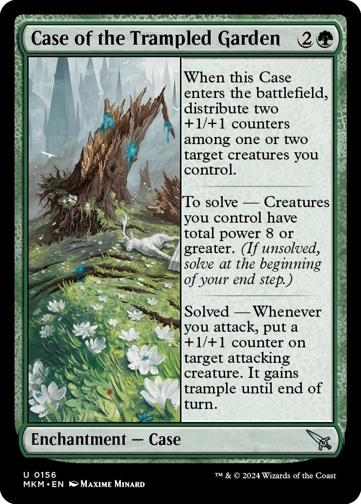 Image for Case of the Trampled Garden (156) (MKM) - Magic: The Gathering