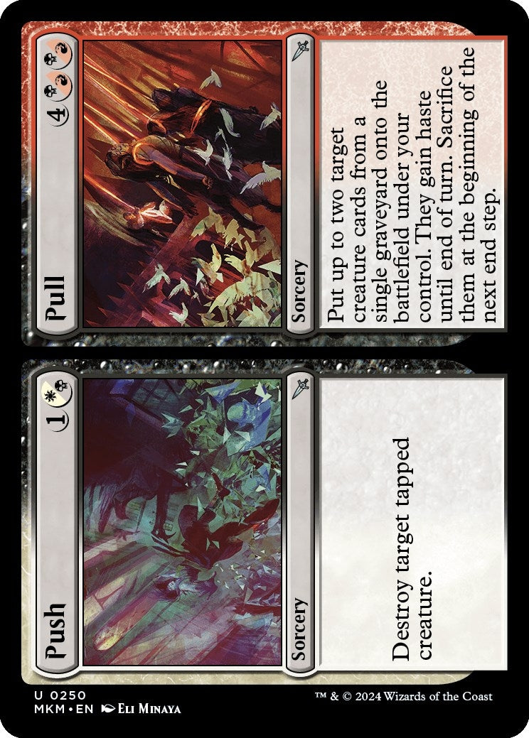 Image for Push // Pull (250) (MKM) - Magic: The Gathering
