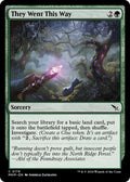 Image for They Went This Way (178) (MKM) - Magic: The Gathering