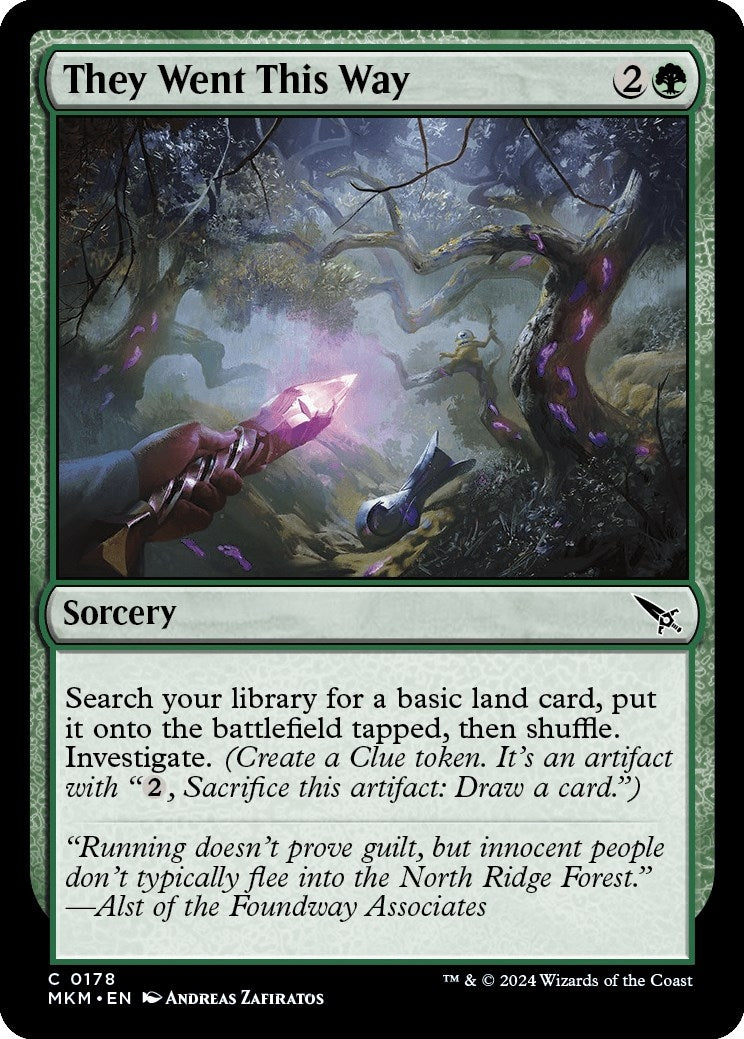 Image for They Went This Way (178) (MKM) - Magic: The Gathering
