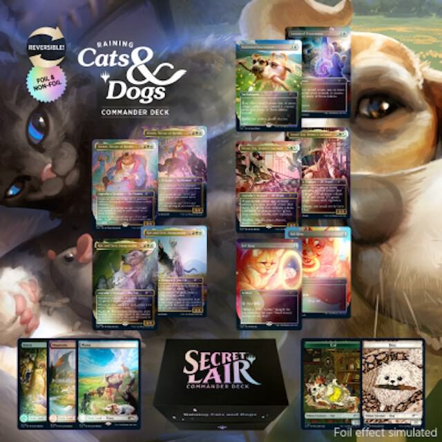 Secret Lair RAINING CATS AND DOGS