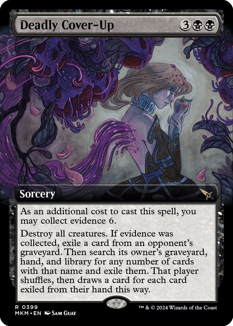 Image for Deadly Cover-Up (Extended Art) (399) (MKM) - Magic: The Gathering