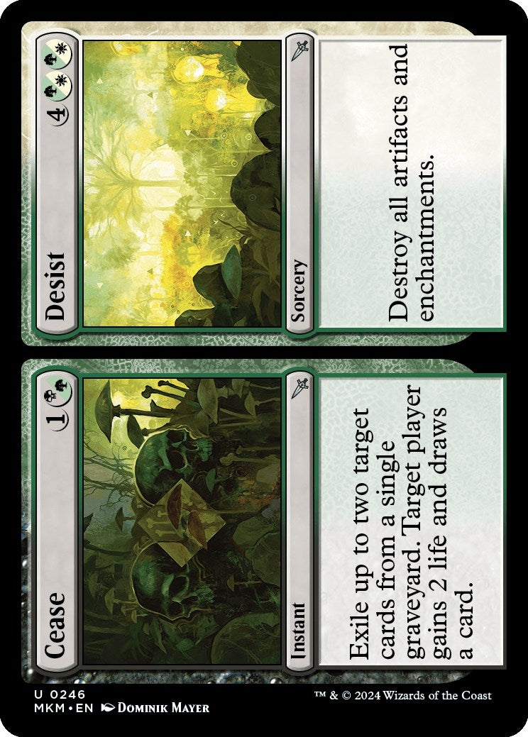 Image for Cease // Desist (246) (MKM) - Magic: The Gathering