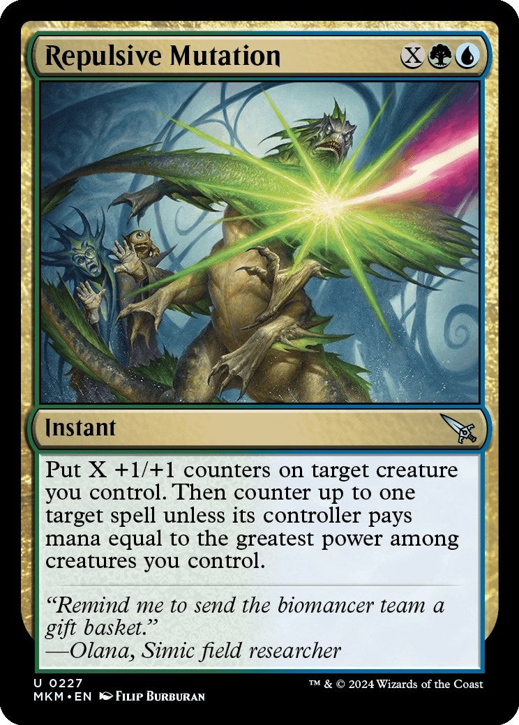 Image for Repulsive Mutation (227) (MKM) - Magic: The Gathering