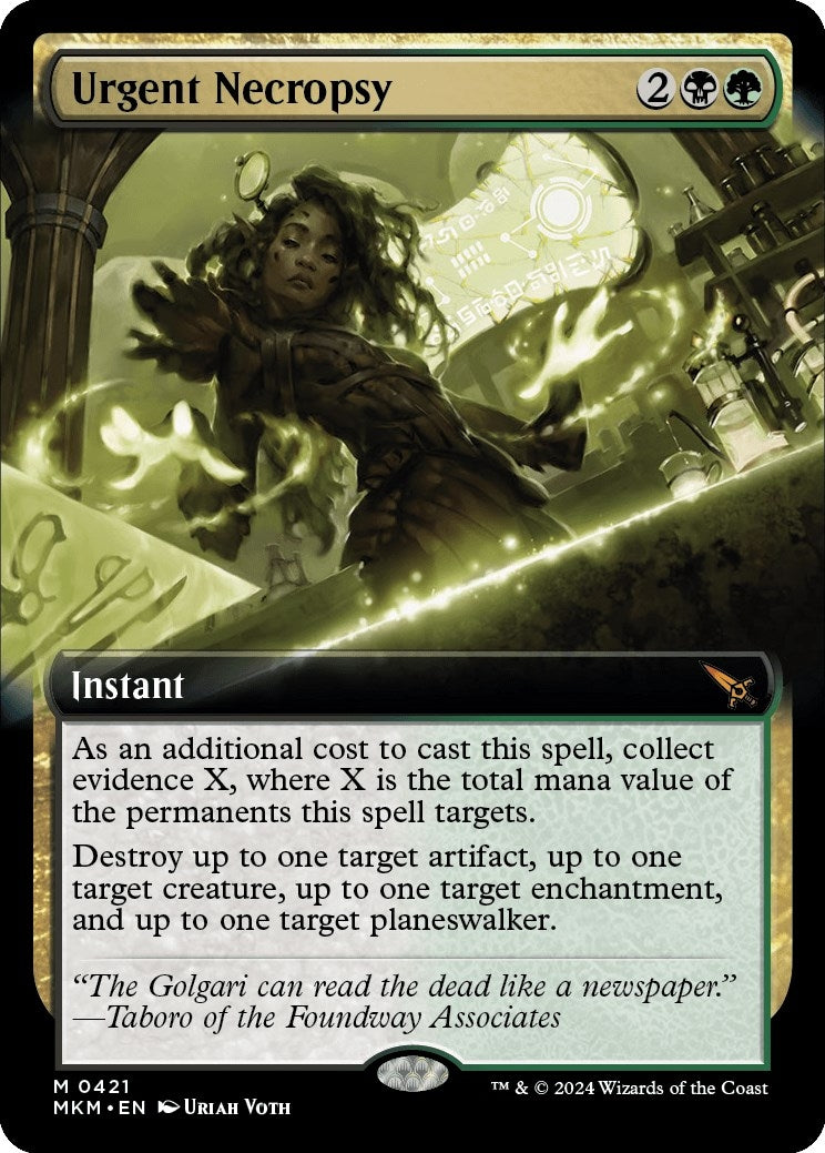 Image for Urgent Necropsy (Extended Art) (421) (MKM) - Magic: The Gathering
