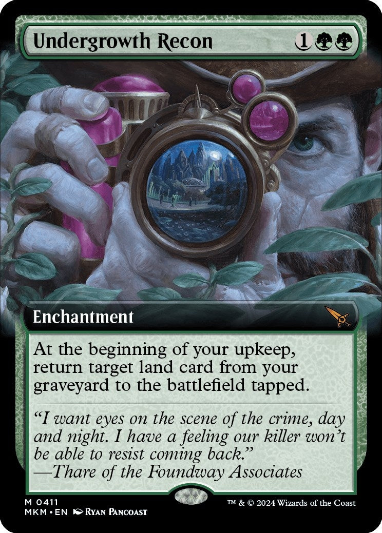 Image for Undergrowth Recon (Extended Art) (411) (MKM) - Magic: The Gathering