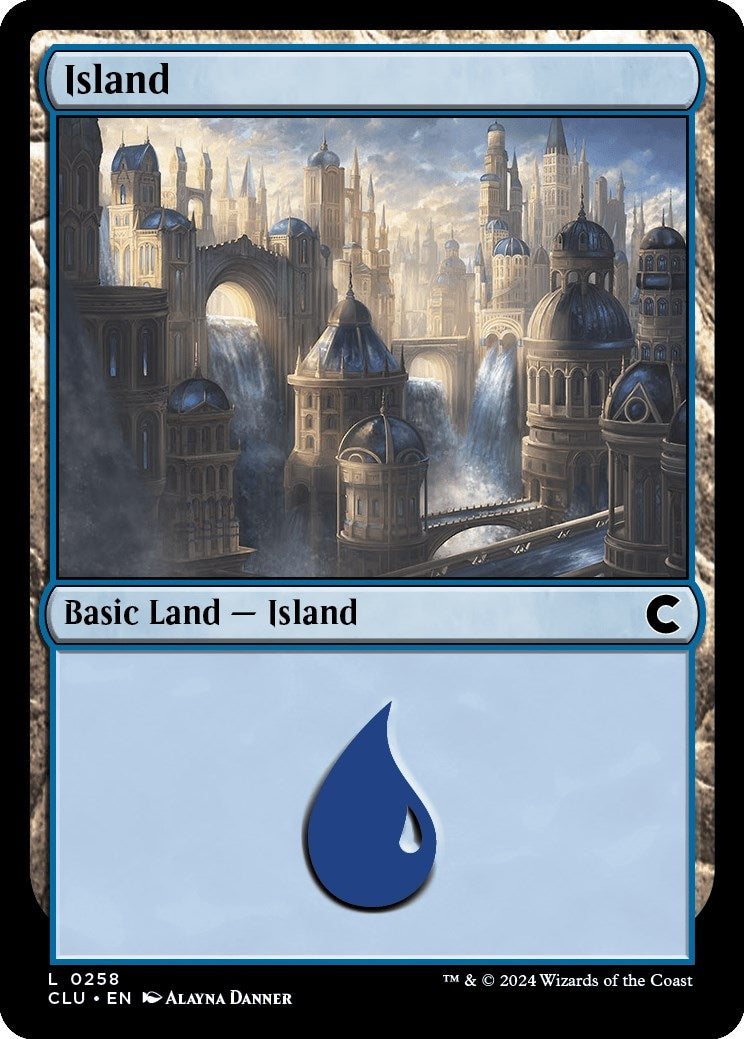 Image for Island (0258) (258) (CLU) - Magic: The Gathering