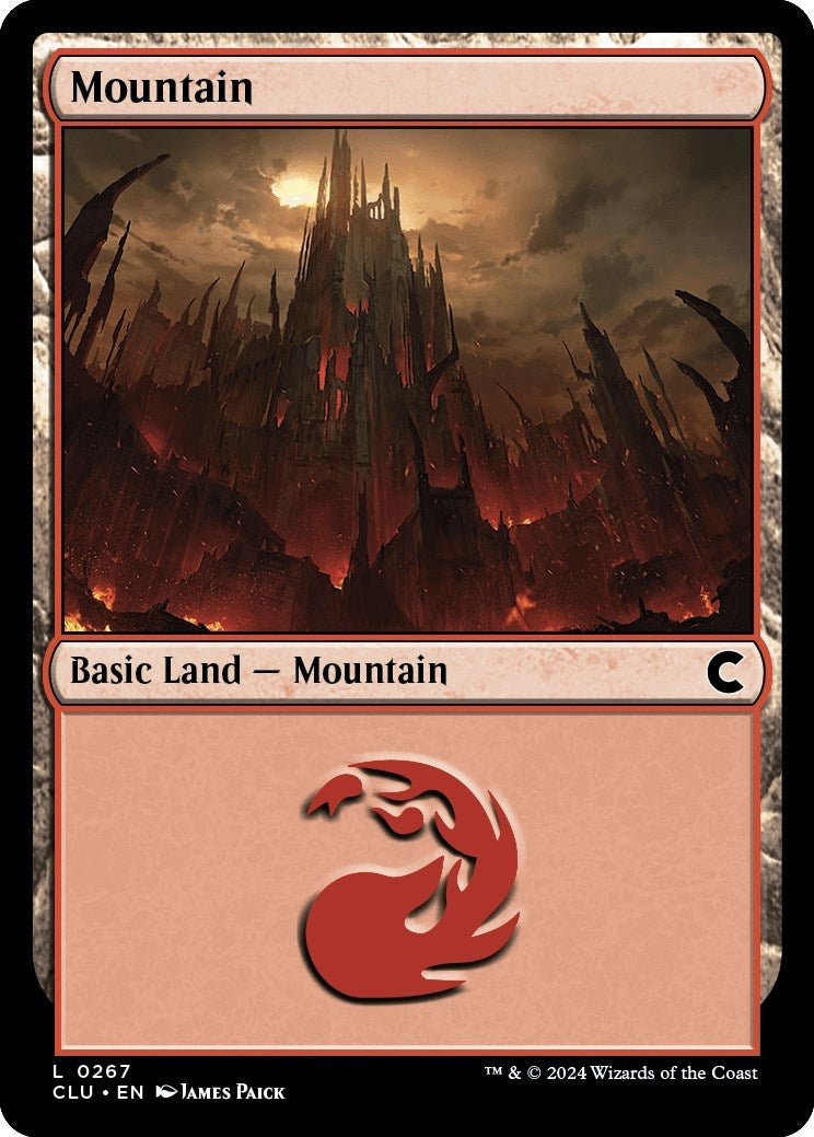 Image for Mountain (0267) (267) (CLU) - Magic: The Gathering
