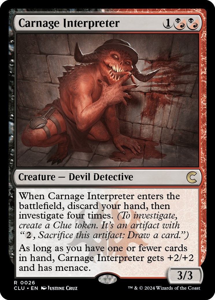 Image for Carnage Interpreter (26) (CLU) - Magic: The Gathering