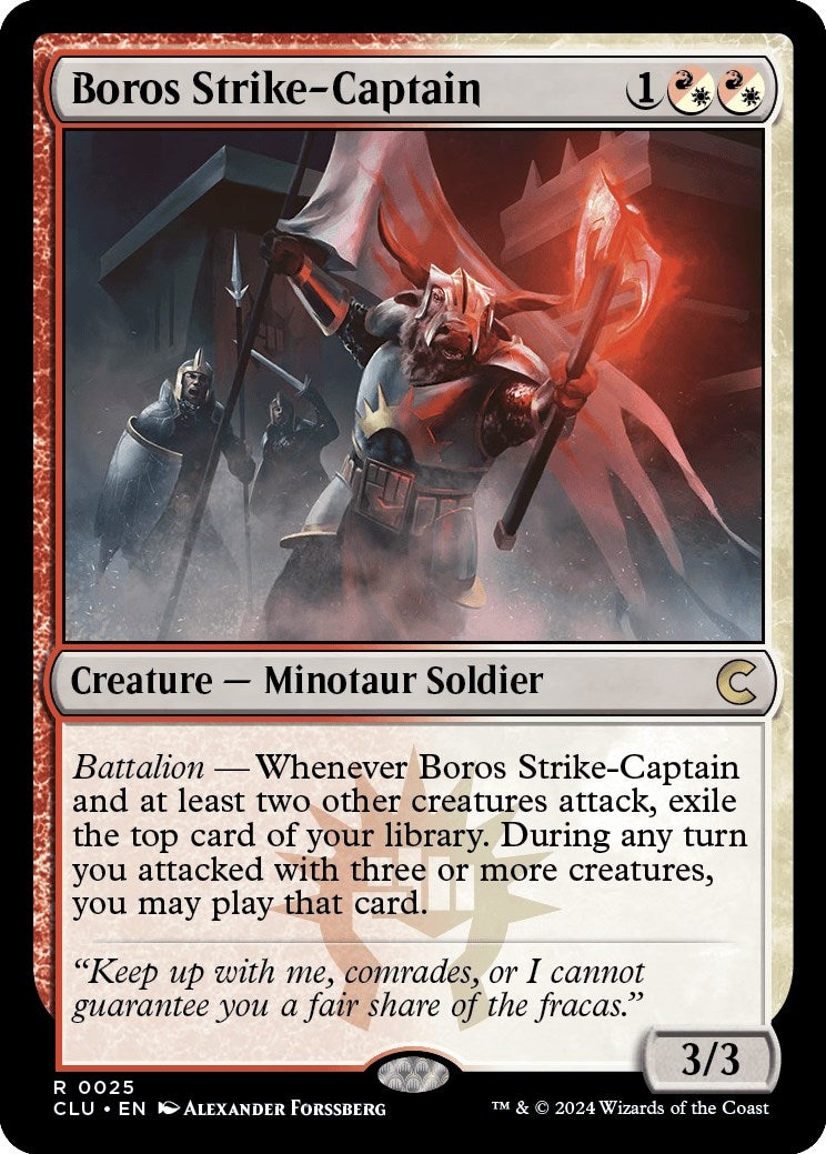 Image for Boros Strike-Captain (25) (CLU) - Magic: The Gathering