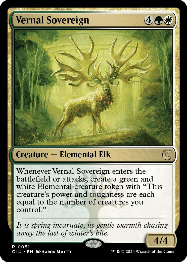 Image for Vernal Sovereign (51) (CLU) - Magic: The Gathering