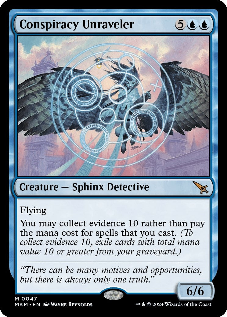 Image for Conspiracy Unraveler (47) (MKM) - Magic: The Gathering