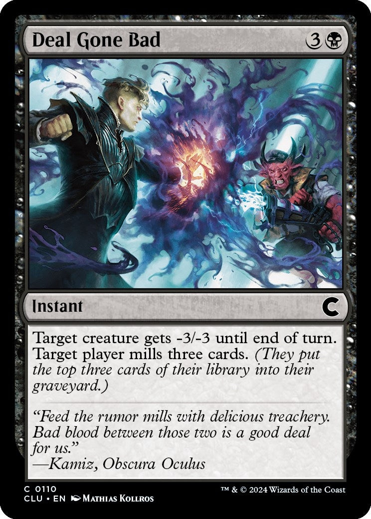 Image for Deal Gone Bad (110) (CLU) - Magic: The Gathering