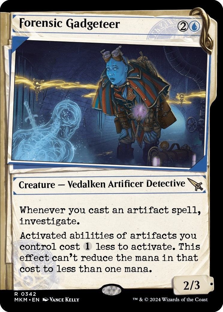 Image for Forensic Gadgeteer (Showcase) (342) (MKM) - Magic: The Gathering