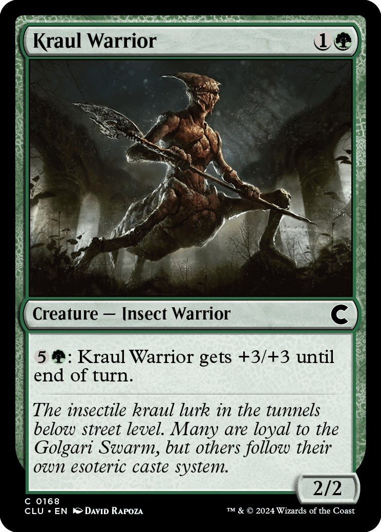 Image for Kraul Warrior (168) (CLU) - Magic: The Gathering