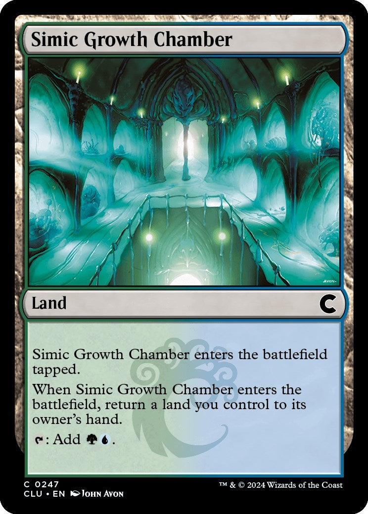 Image for Simic Growth Chamber (247) (CLU) - Magic: The Gathering