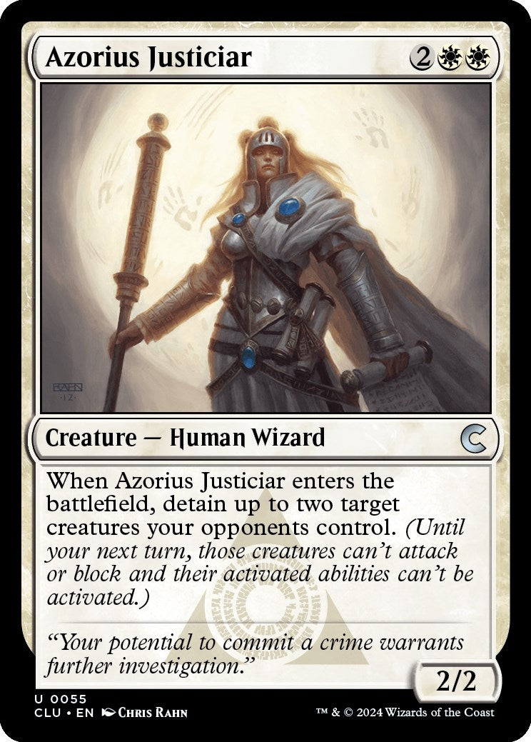 Image for Azorius Justiciar (55) (CLU) - Magic: The Gathering