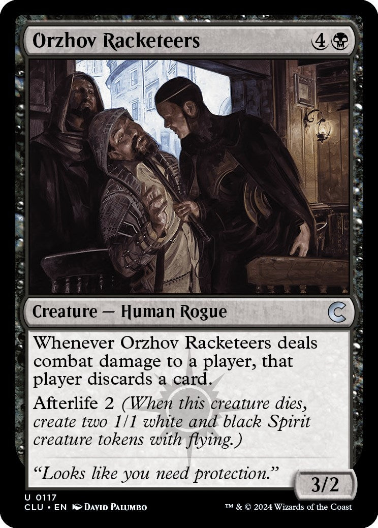 Image for Orzhov Racketeers (117) (CLU) - Magic: The Gathering
