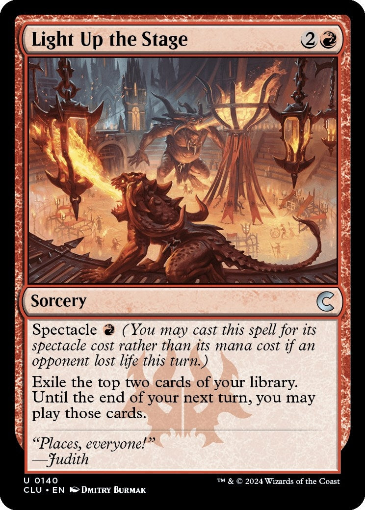 Image for Light Up the Stage (140) (CLU) - Magic: The Gathering