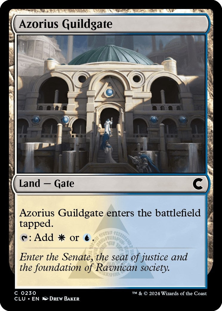 Image for Azorius Guildgate (230) (CLU) - Magic: The Gathering