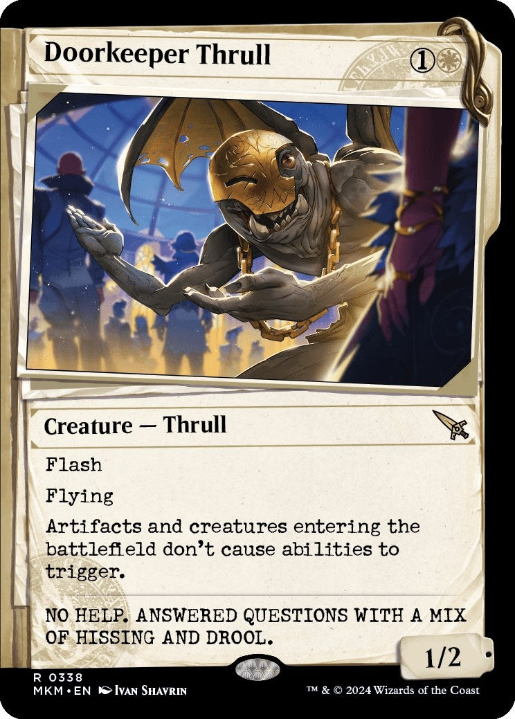 Image for Doorkeeper Thrull (Showcase) (338) (MKM) - Magic: The Gathering