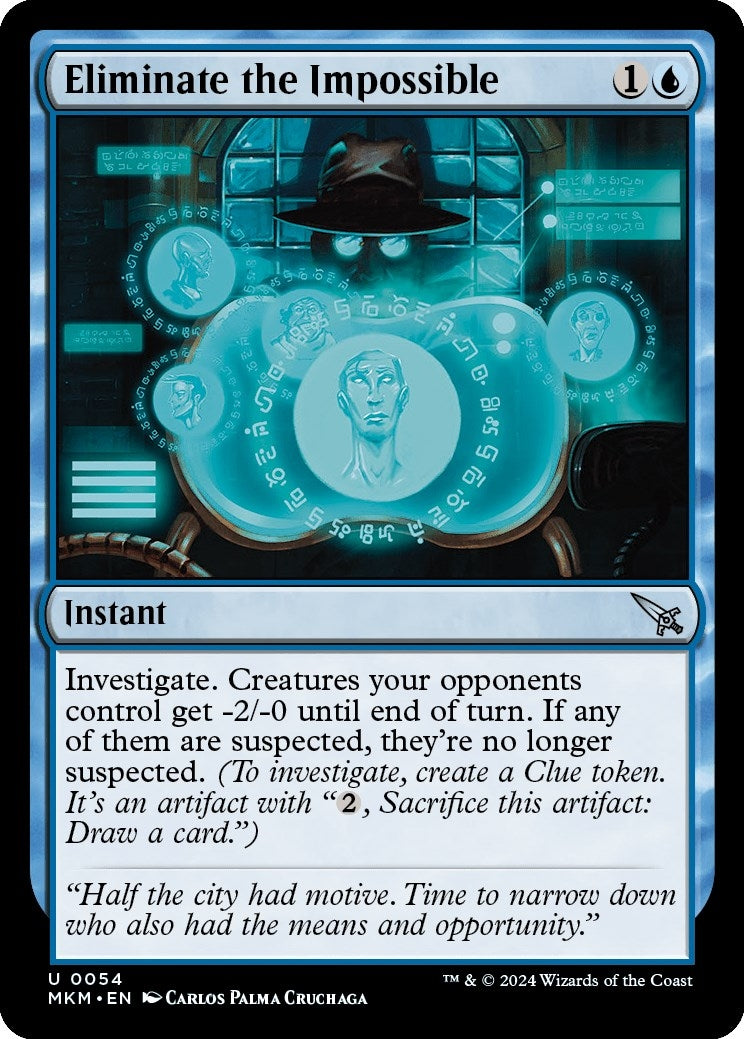 Image for Eliminate the Impossible (54) (MKM) - Magic: The Gathering