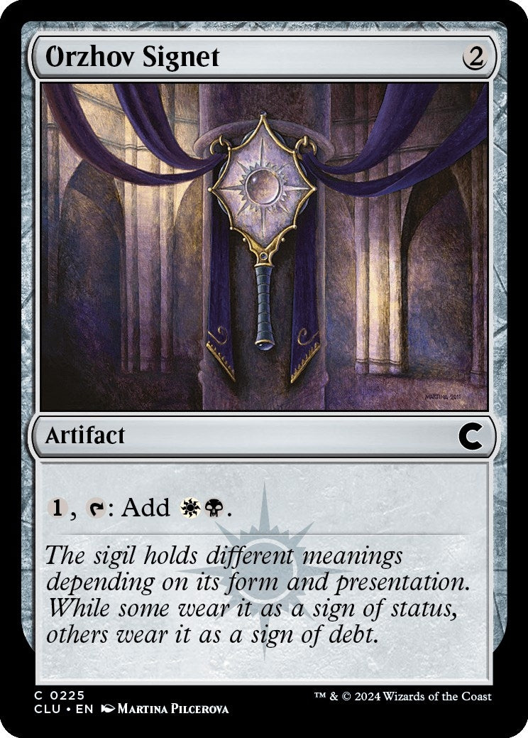 Image for Orzhov Signet (225) (CLU) - Magic: The Gathering